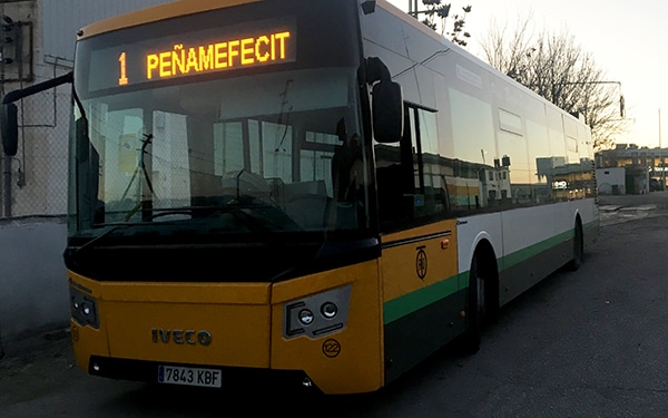 Teltronic and Comunitel renew the communications system of Jaén buses