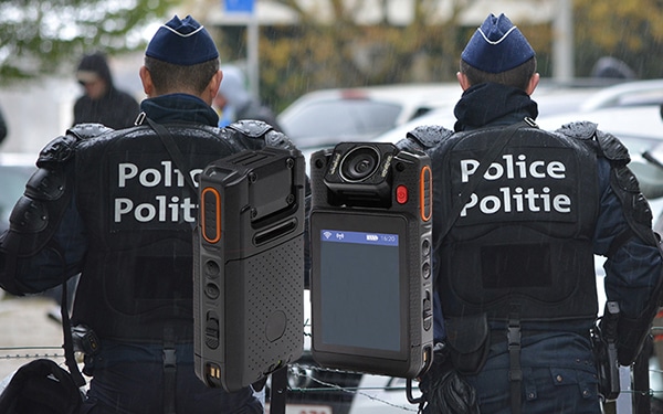 Body-worn cameras with PTT and 4G, increased efficiency and security in police operations