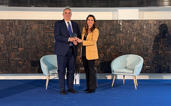 El director financiero de Teltronic, Pedro González, Directivo del Año en Aragón