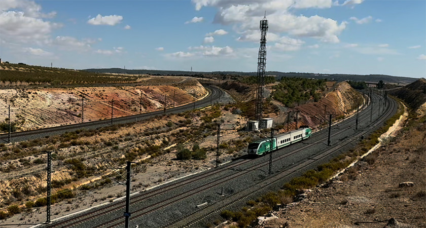 Se dotó de cobertura 5G privada un total de 37 kilómetros de línea de alta velocidad