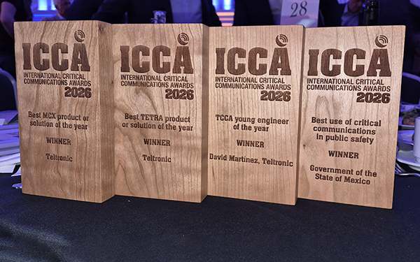 Teltronic emerges as a major winner at the International Critical Communications Awards 2026 with four awards
